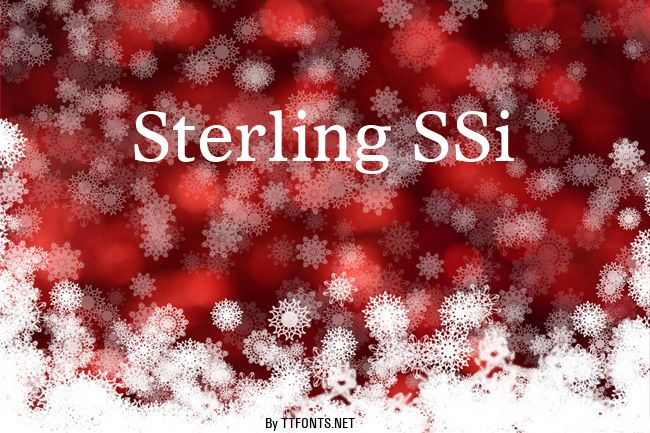 Sterling SSi example